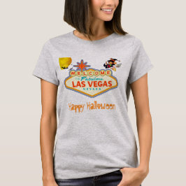 Happy halloween Las Vegas Flies Witch Tee Shirt