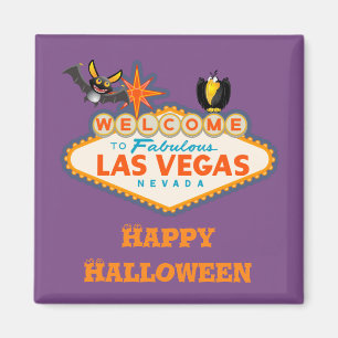 Happy halloween Las Vegas Stil Magnet