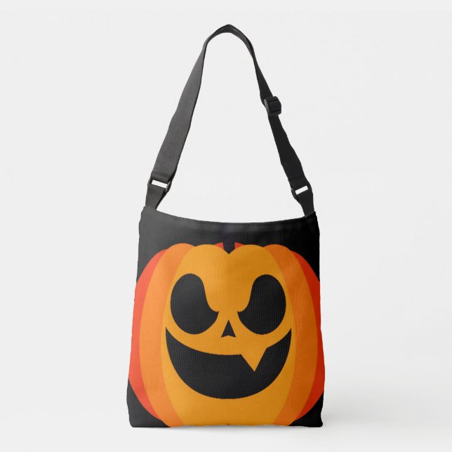 happy halloween läskpumpa axelväska (Framsida)