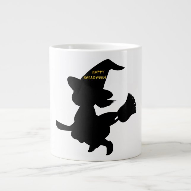 "HAPPY HALLOWEEN" LITTLE WITCH JUMBO MUGG (Framsidan)