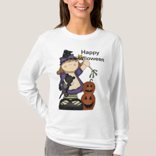 Happy halloween Little Witch Långärmad Tee