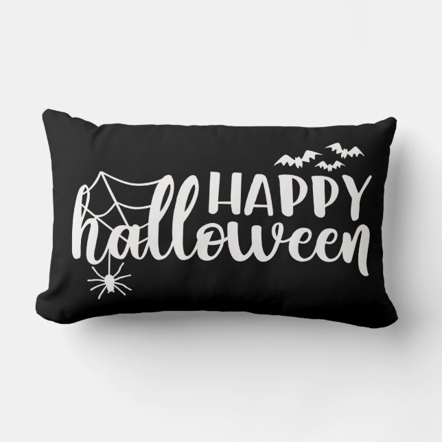 Happy halloween lumbarkudde (Framsida)