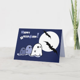 Happy halloween. Lunt Little Spöken Kort