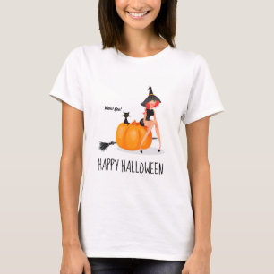 Happy halloween lustiga anpassade t shirt