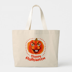 🎃 Happy halloween - Lustigt, skandalöst och utfäl Jumbo Tygkasse