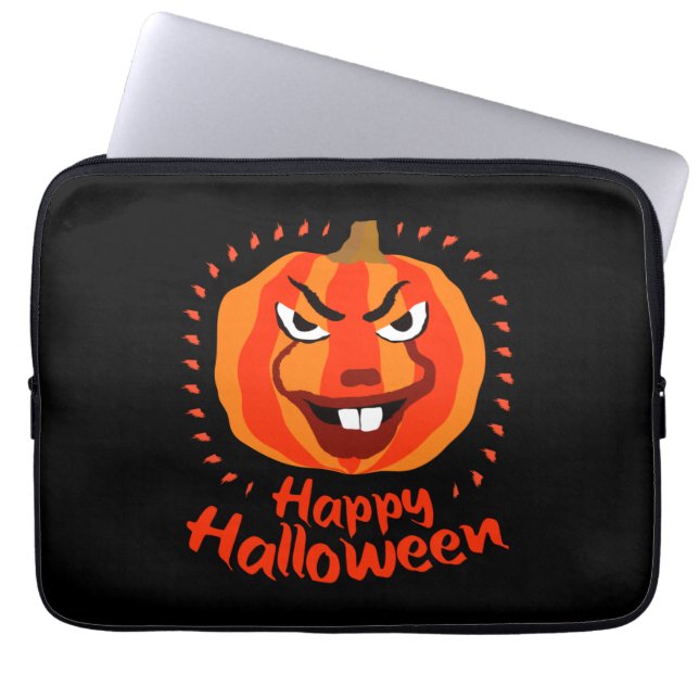 🎃 Happy halloween - Lustigt, skandalöst och utfäl Laptop Fodral (Framsidan)