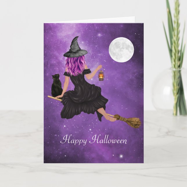 Happy halloween, Magic Witch Kort (Framsida)