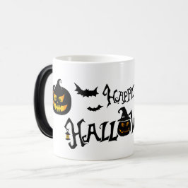 Happy halloween magisk mugg