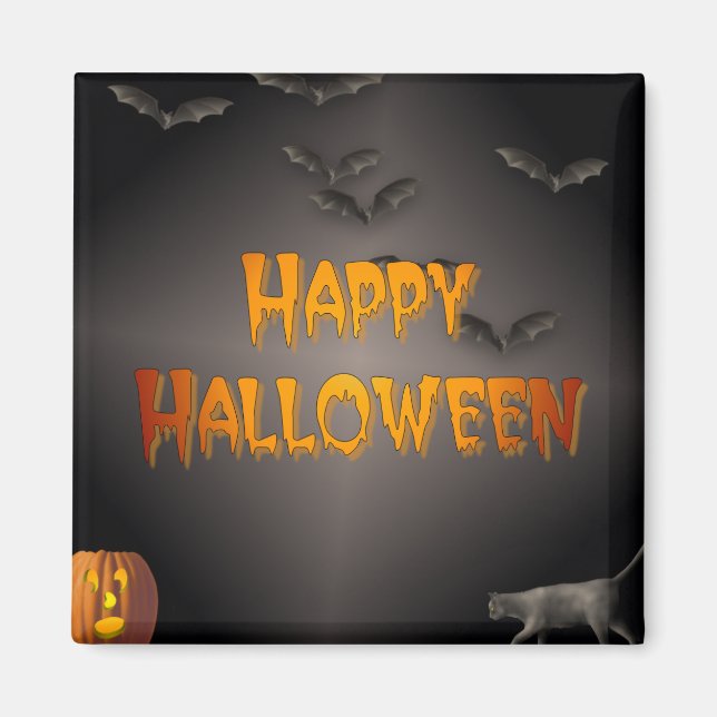 Happy halloween magnet (Framsidan)