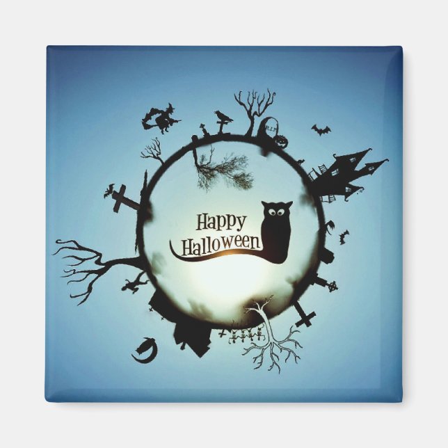 HAPPY HALLOWEEN! MAGNET (Framsidan)