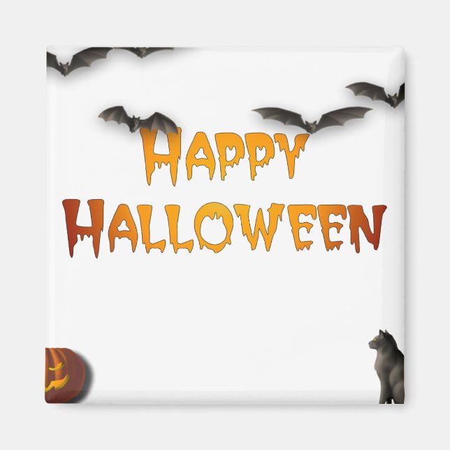 Happy halloween magnet (Framsidan)