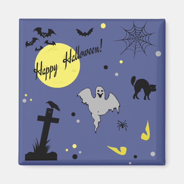 Happy halloween magnet (Framsidan)