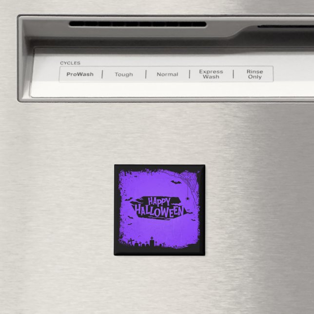 Happy halloween magnet (In Situ (Dishwasher))