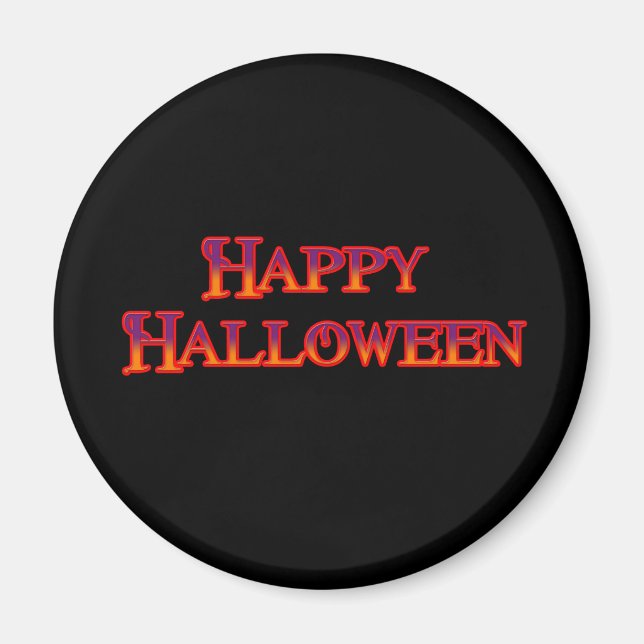 Happy halloween magnet (Framsidan)