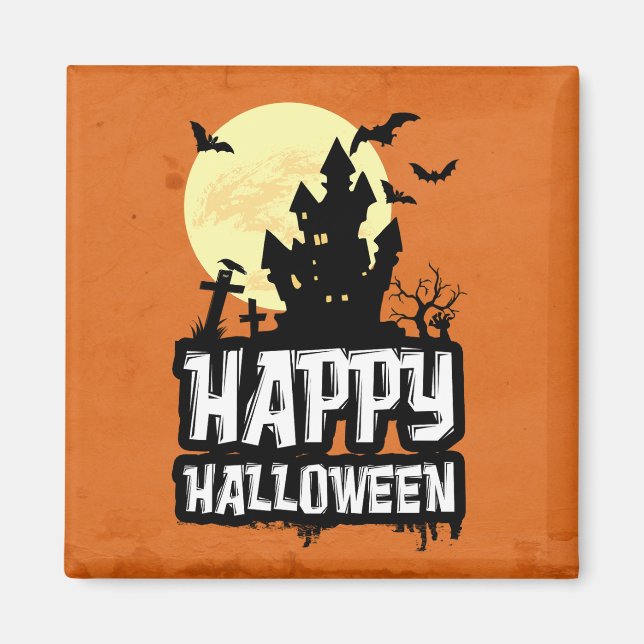 Happy halloween magnet (Framsidan)
