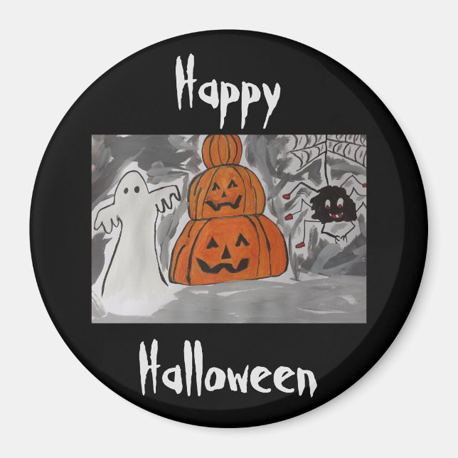 Happy halloween Magnet (Framsidan)