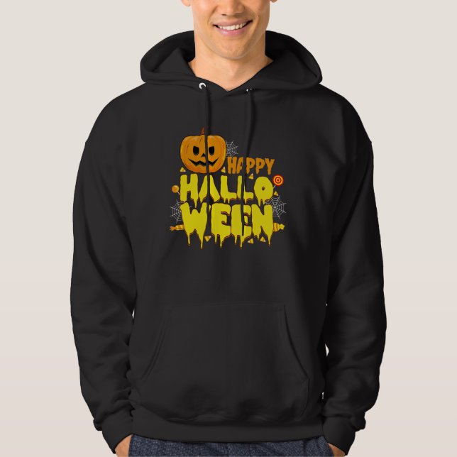 Happy halloween Manar Hoodie (Framsida)