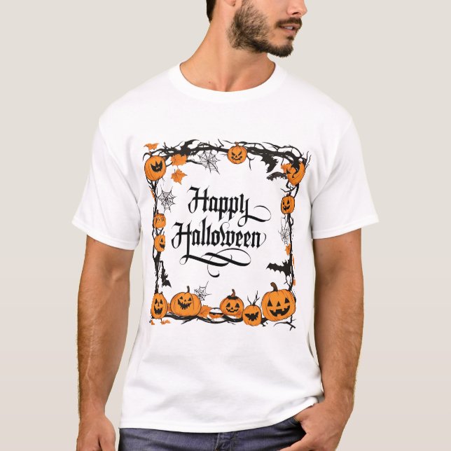 Happy halloween Manar Shirt T (Framsida)