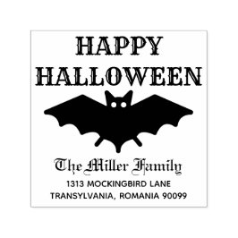 Happy halloween Mansion Horror Returadress Självfärgande Stämpel