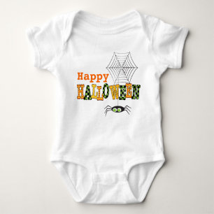 Happy halloween med krukspider och Webben Tee