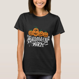 Happy halloween med pumpor. t shirt