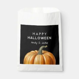 Happy halloween med vintage pumpkin