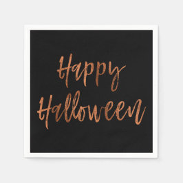 Happy halloween Modern Halloween Napkins Pappersservett