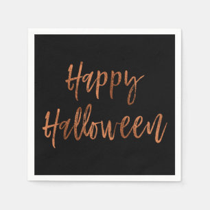 Happy halloween Modern Halloween Napkins Pappersservett