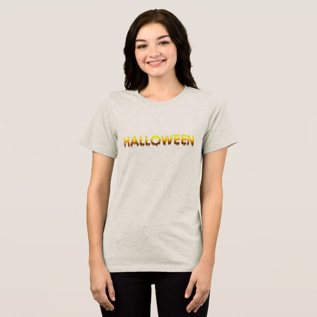 Happy halloween Motif T Shirt (Framsida Full)