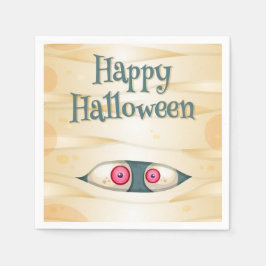 Happy halloween Mummy Pappersservett