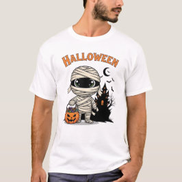 Happy halloween mummy t shirt