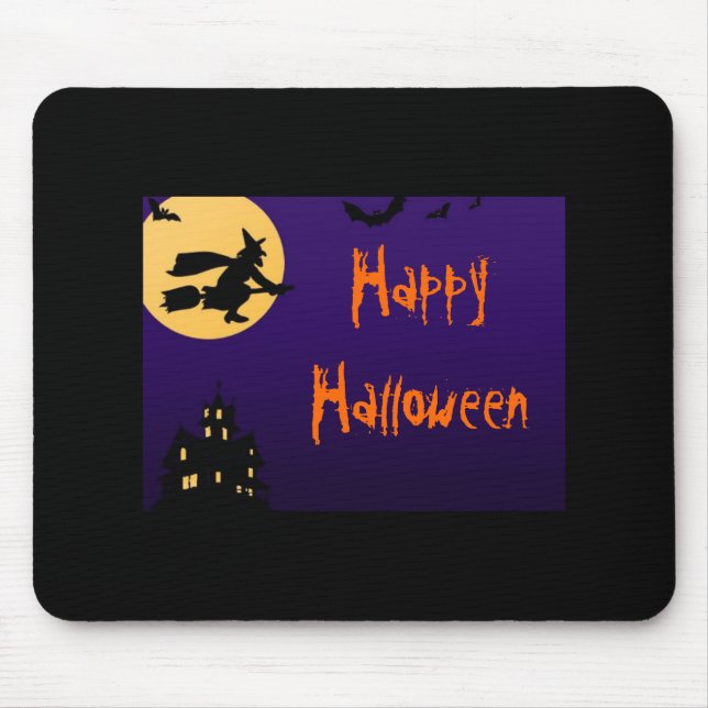 Happy halloween-musknapp musmatta (Framsidan)