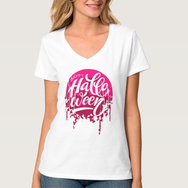 Happy halloween Nattdag T Shirt (Framsida)