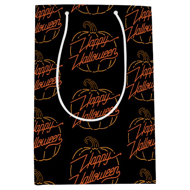 Happy halloween Neon Gift Bag (Framsidan)