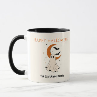 Happy Halloween / Noche de Brujas Minimalista Mugg