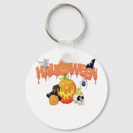 Happy halloween nyckelring