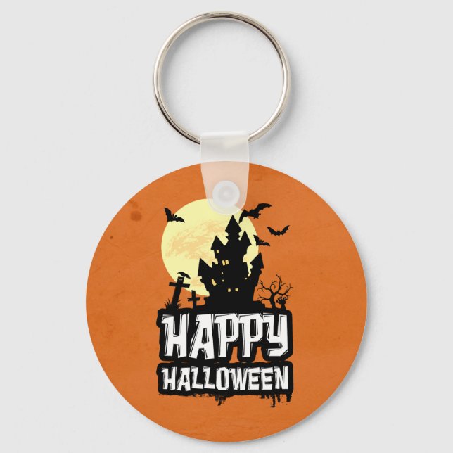 Happy halloween nyckelring (Framsida)