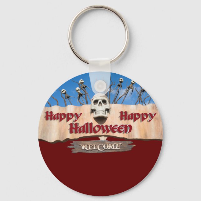 Happy halloween nyckelring (Framsida)