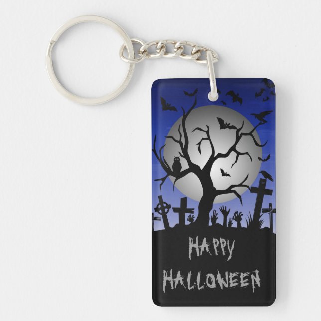 Happy halloween nyckelring (Framsidan)