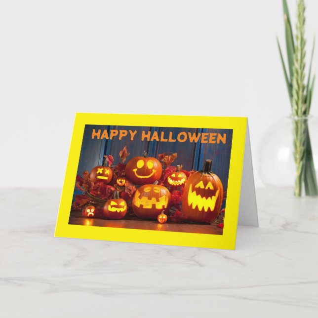 *HAPPY HALLOWEEN OCH HA ROLIGT* KORT (Framsida)