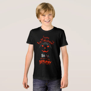 Happy halloween och ja, det är 5 min födelsedag t shirt