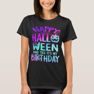 Happy halloween och ja, det är min födelsedagsdräk t shirt