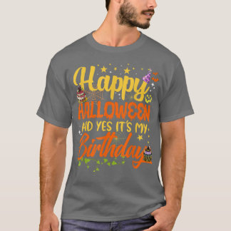 Happy halloween och ja, det är mina födelsedagskvi t shirt