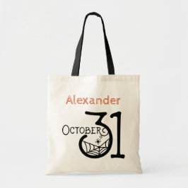 Happy halloween Oktober 31a Kids Candy Treat Tygkasse