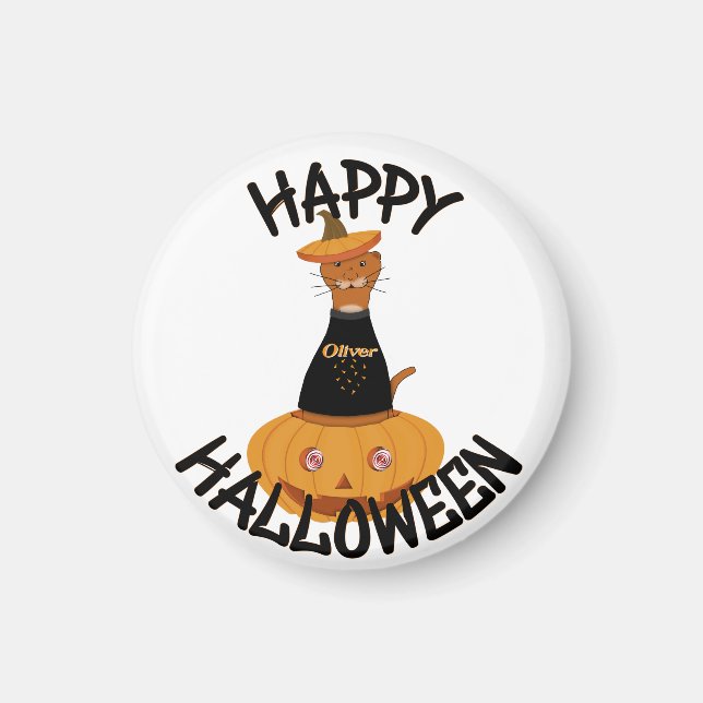 Happy halloween Oliver! Magnet (Framsidan)