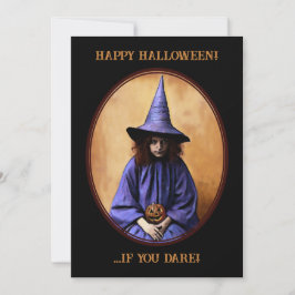 Happy halloween om du Dare Julkort