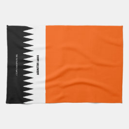 Happy halloween Orange Black Personlig Kökshandduk