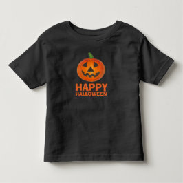 Happy halloween Orange Jack o'Lantern Pumpkin Tee Shirt