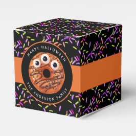 Happy halloween Orange Monster Donut Sprinkles Presentaskar