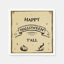 happy halloween pappersservett